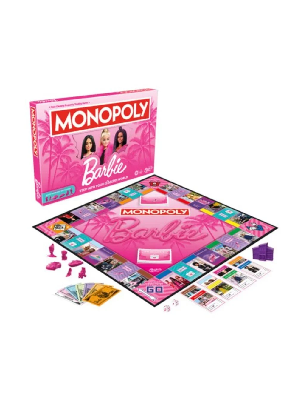 NIB Hasbro Monopoly Barbie Edition Step Into Your Dream World Hasbro Mattel 2023